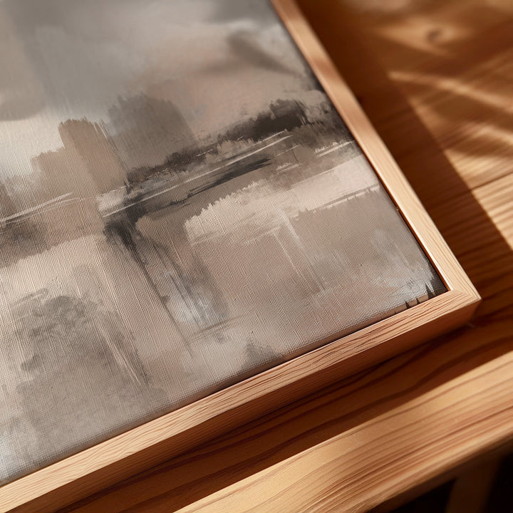 Framed Canvas - Mountain Dusk