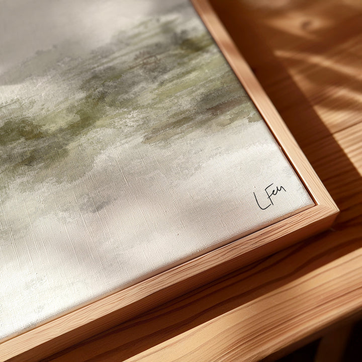 Framed Canvas - Spring Moss