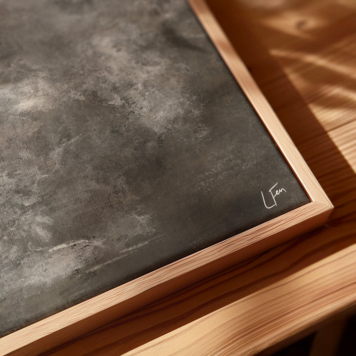 Framed Canvas - Fallen Bark