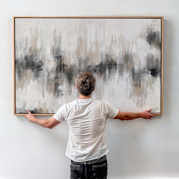 Framed Canvas - Whispered Haze