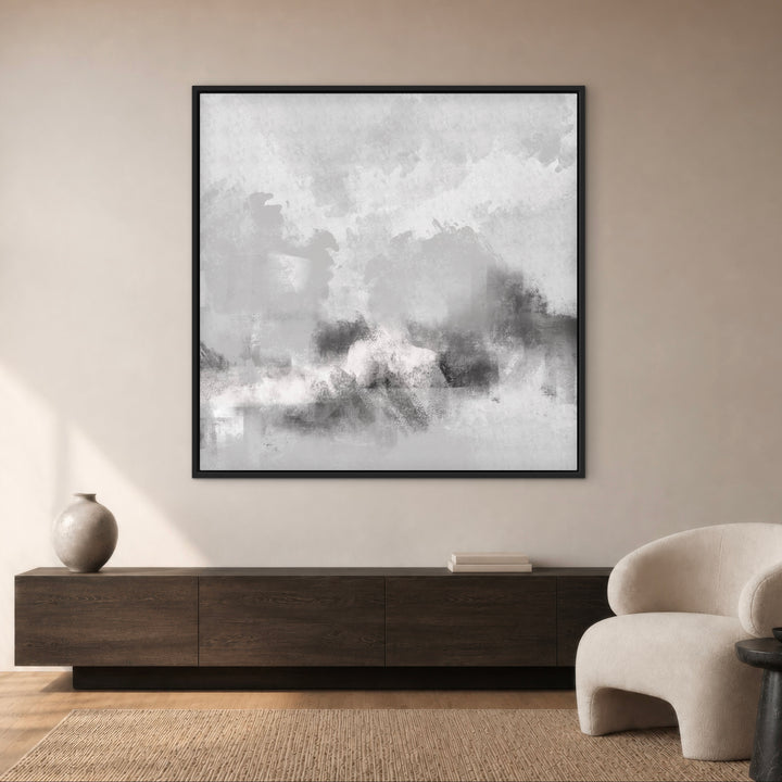 Framed Canvas - Grey Sorrento