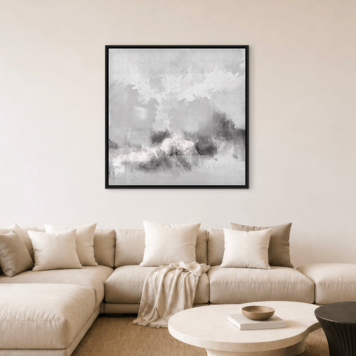Framed Canvas - Grey Sorrento