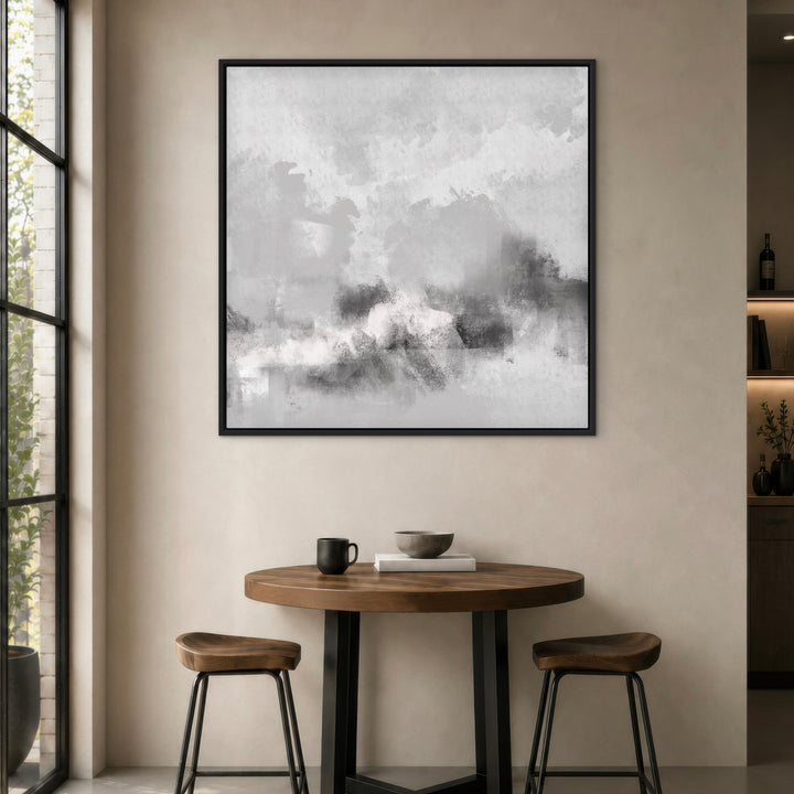 Framed Canvas - Grey Sorrento