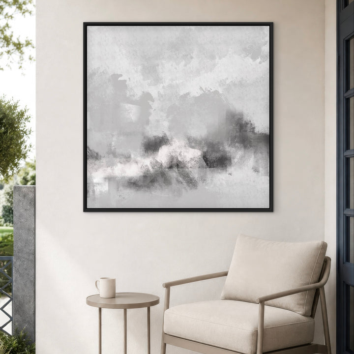 Framed Canvas - Grey Sorrento