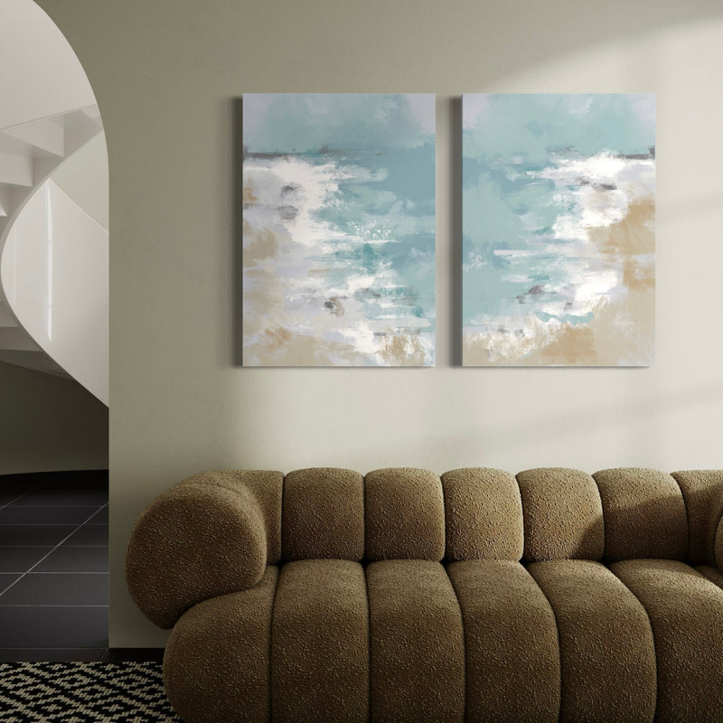 Abstract Canvas Set of 2 - Ocean Days