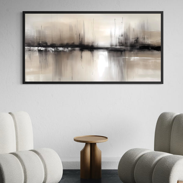 Framed Canvas - Dusk Line
