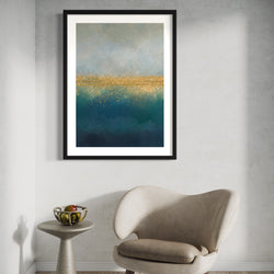 Set of 1 - Abstract Art 'Golden Sea'