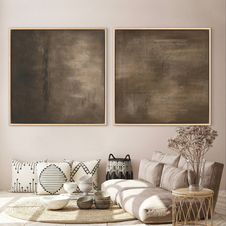 Gerahmtes Leinwandbild 2er-Set – Sorrent