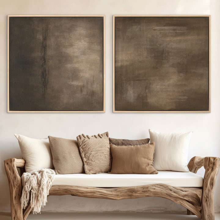 Gerahmtes Leinwandbild 2er-Set – Sorrent