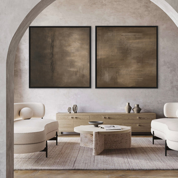 Gerahmtes Leinwandbild 2er-Set – Sorrent
