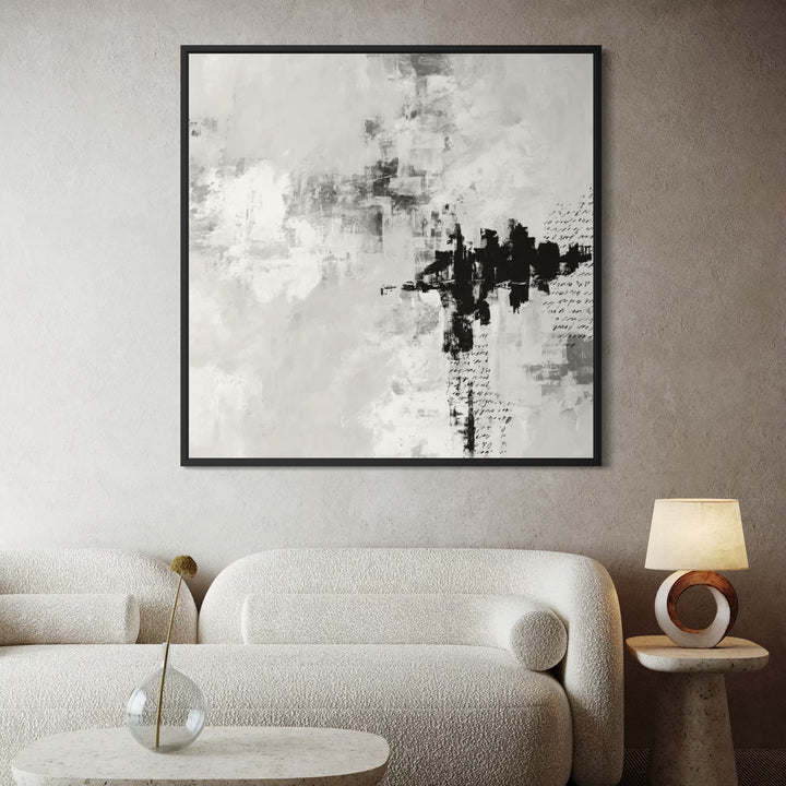 Framed Canvas - Grey Nights