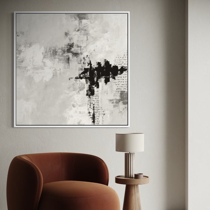 Framed Canvas - Grey Nights