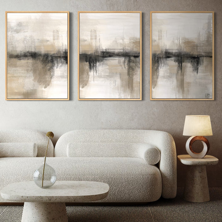 Set of 3 Framed Canvas - Nude Heaven