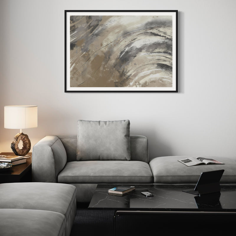 Set of 1 - Abstract Art 'Sand Storm'