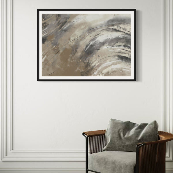 Set of 1 - Abstract Art 'Sand Storm'