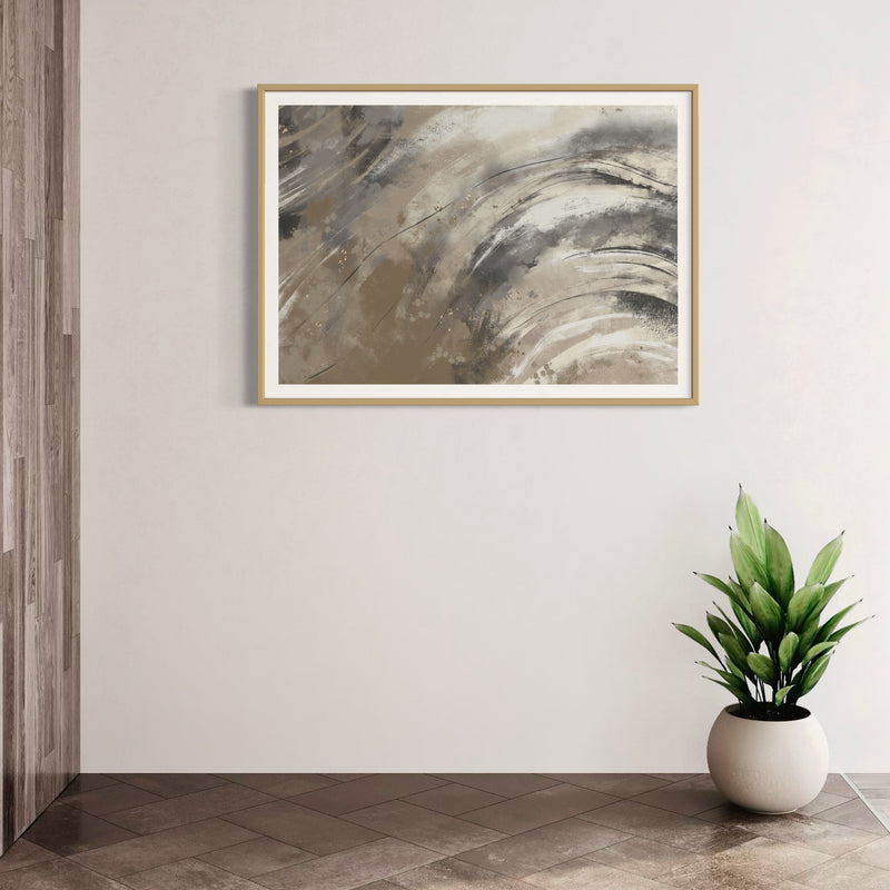 Set of 1 - Abstract Art 'Sand Storm'