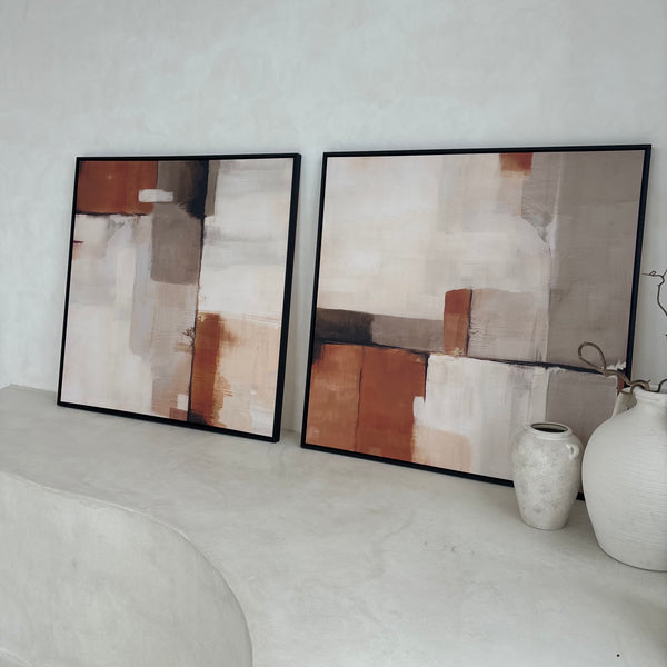 Framed Canvas Set of 2 - Sahara