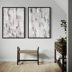 Abstract Art set of 2 prints - Concrete