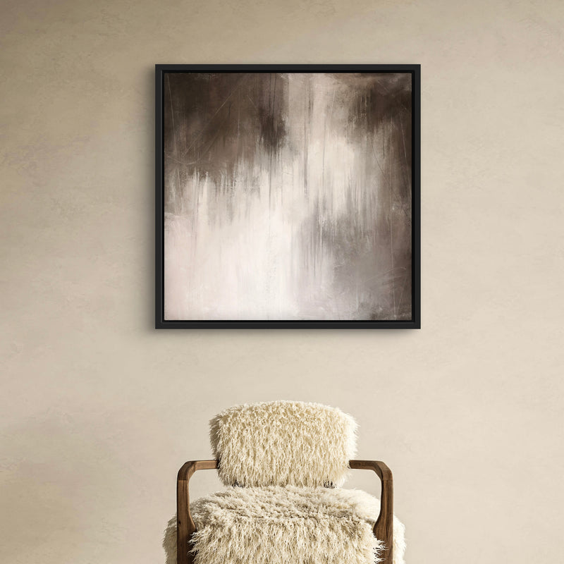 Framed Canvas - Brown Storm