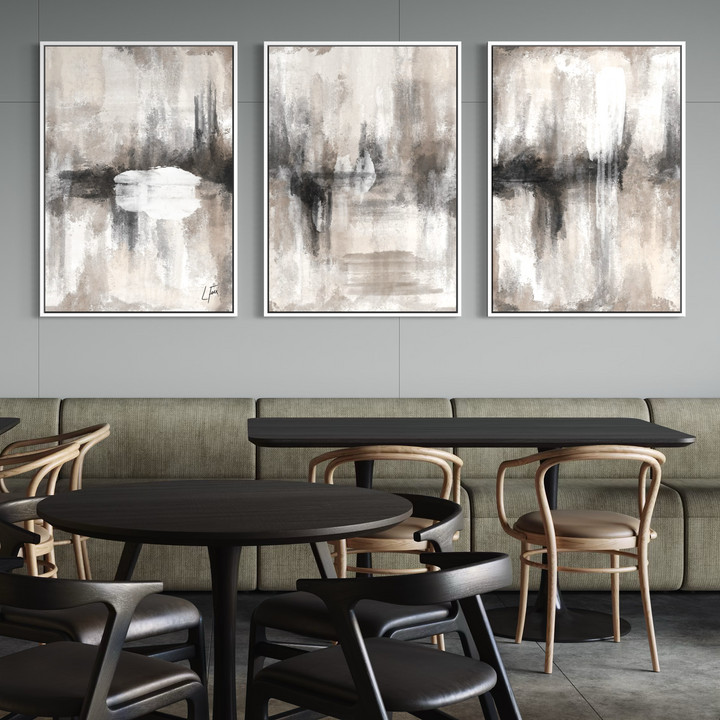 Set of 3 Framed Canvas - Medellin