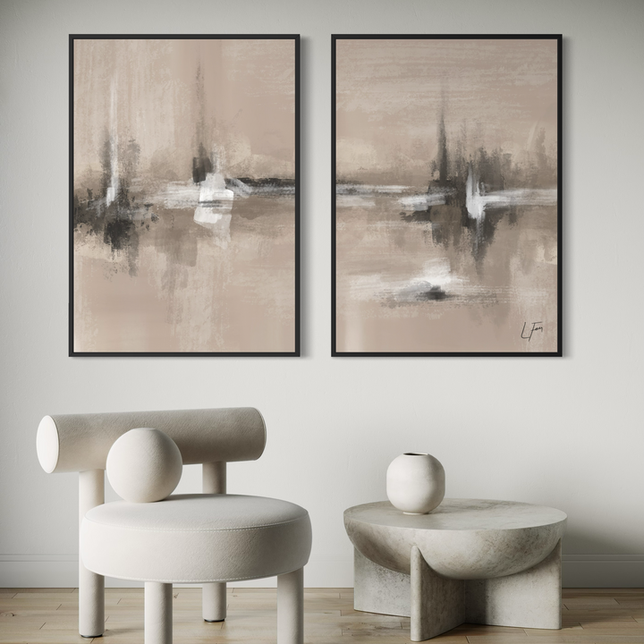 Framed Canvas Set of 2 - Berlin