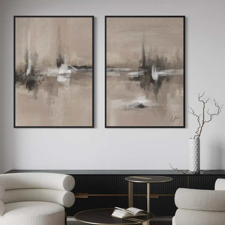 Framed Canvas Set of 2 - Berlin