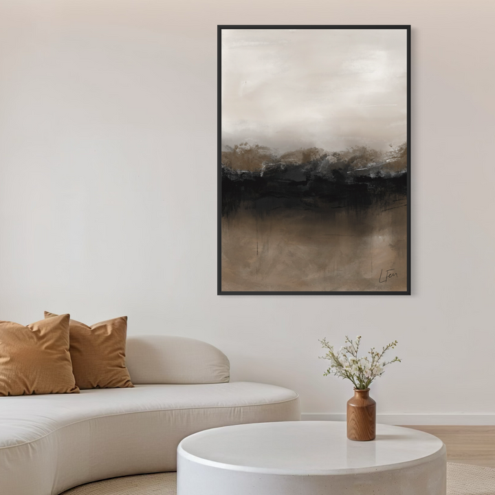 Framed Canvas - Mocha Dusk