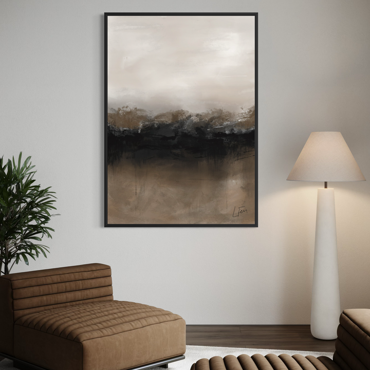 Framed Canvas - Mocha Dusk