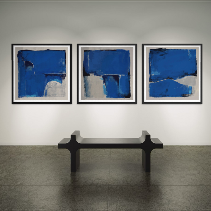 Abstract Art set of 3 prints - Cancun