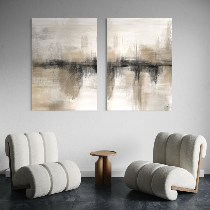 Abstract Canvas Set of 2 - Nude Heaven