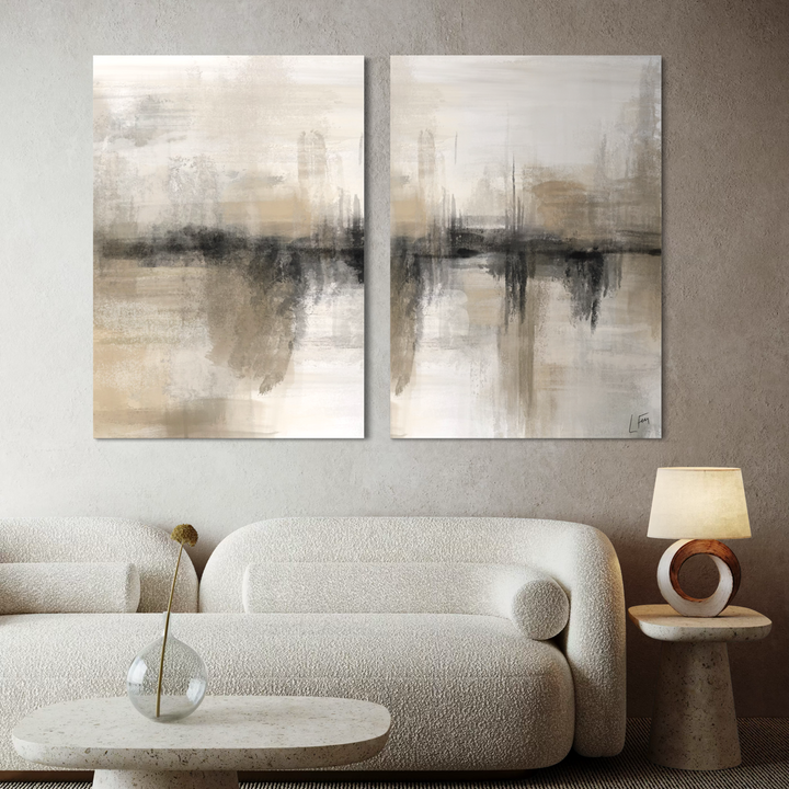 Abstract Canvas Set of 2 - Nude Heaven