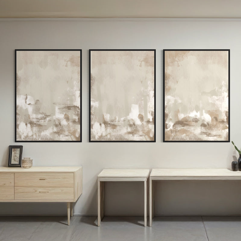 Set of 3 Framed Canvas - Capri