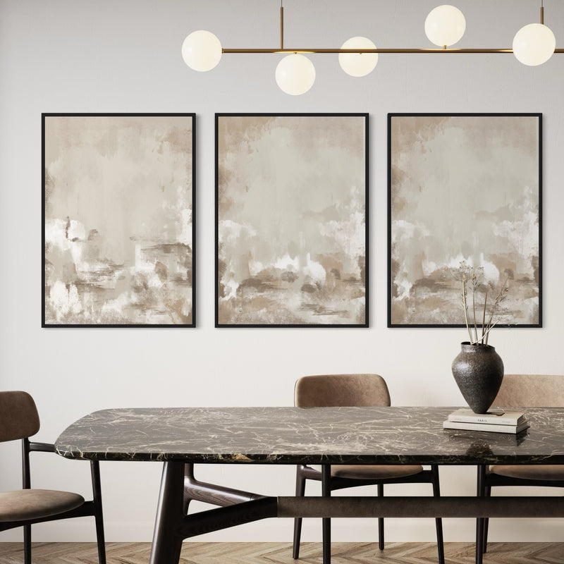 Set of 3 Framed Canvas - Capri