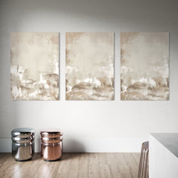 Abstract Canvas Set of 3 - Capri