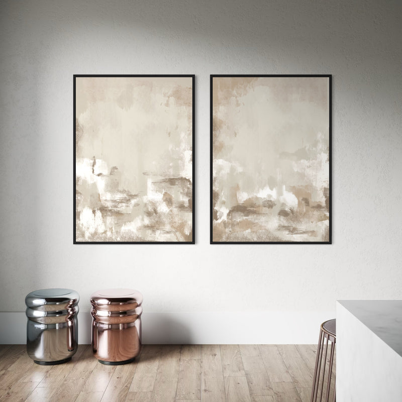 Framed Canvas Set of 2 - Capri