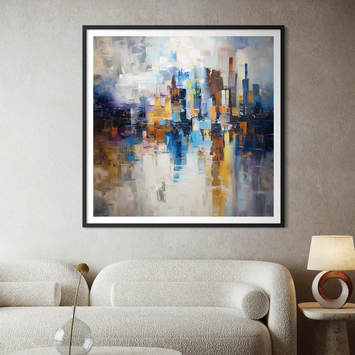 Abstract Art set of 1 - Manhattan Mist