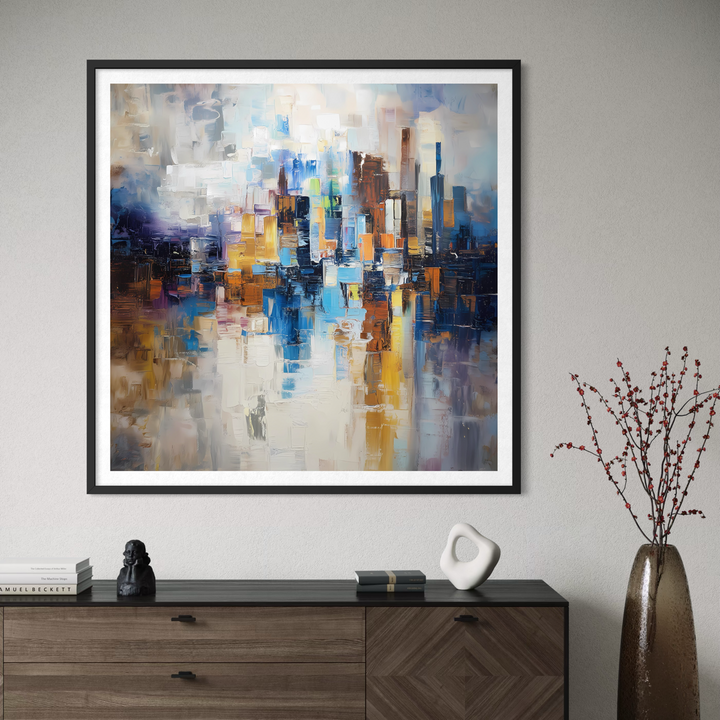 Abstract Art set of 1 - Manhattan Mist