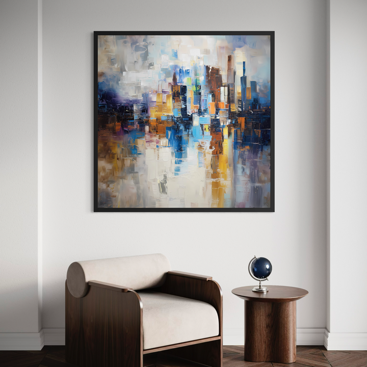 Abstract Art set of 1 - Manhattan Mist