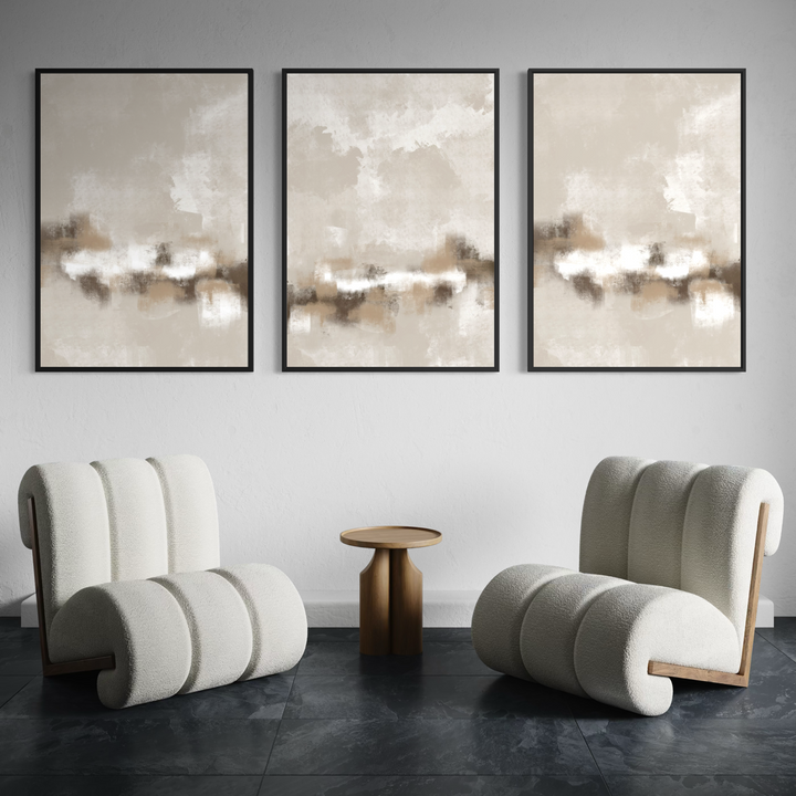 Set of 3 Framed Canvas - Sorrento