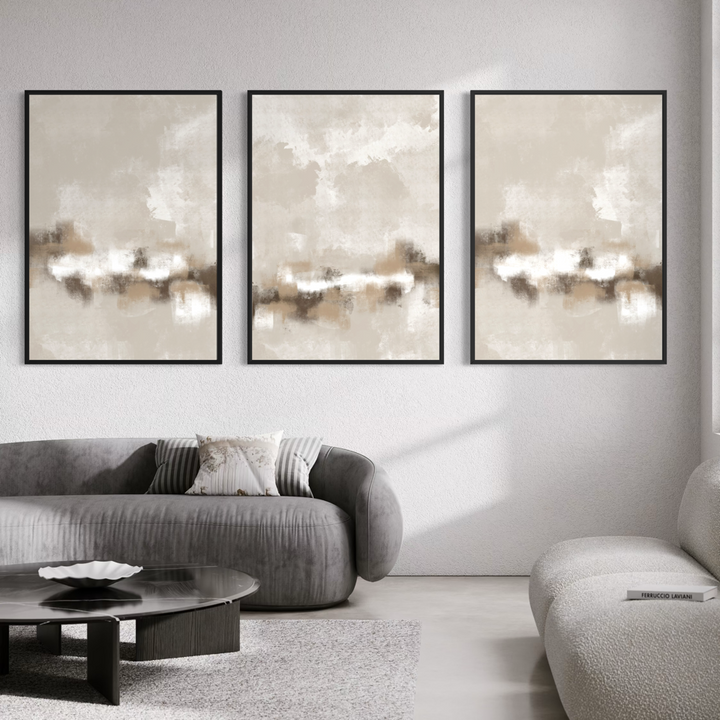 Set of 3 Framed Canvas - Sorrento