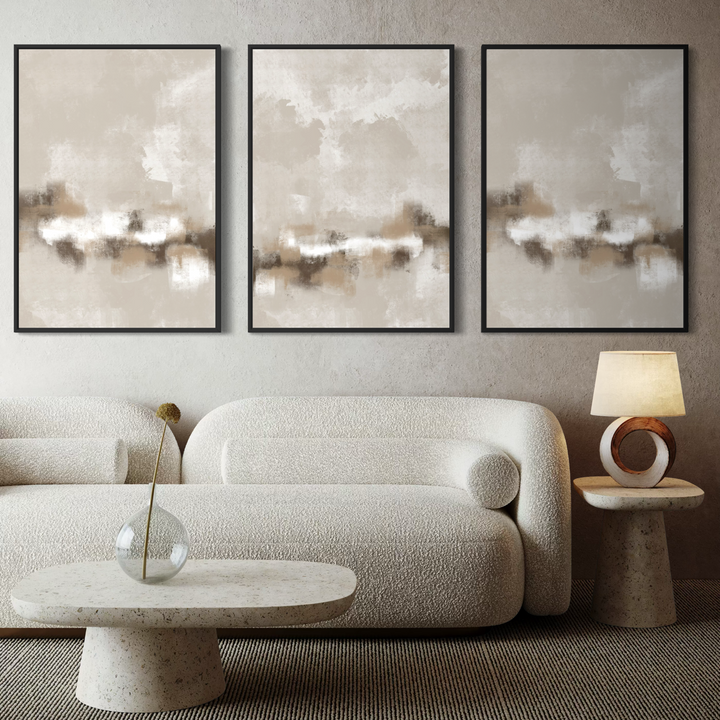 Abstract Art set of 3 prints - Sorrento