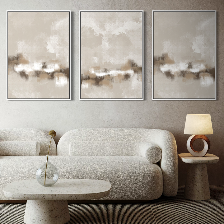 Set of 3 Framed Canvas - Sorrento