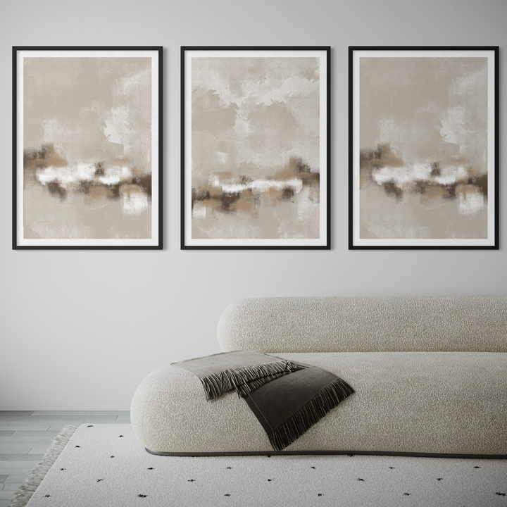 Abstract Art set of 3 prints - Sorrento
