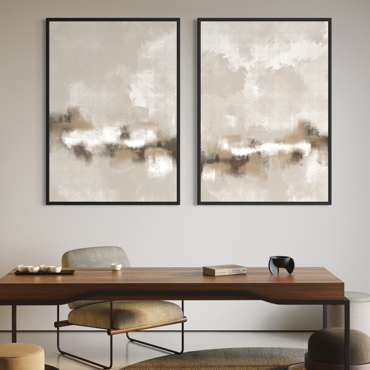 Abstract Art Set of 2 Prints - Sorrento