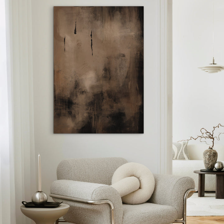 Abstract Canvas - Charcoal Nights