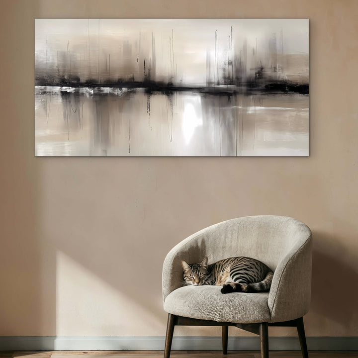 Abstract Canvas - Dusk Line