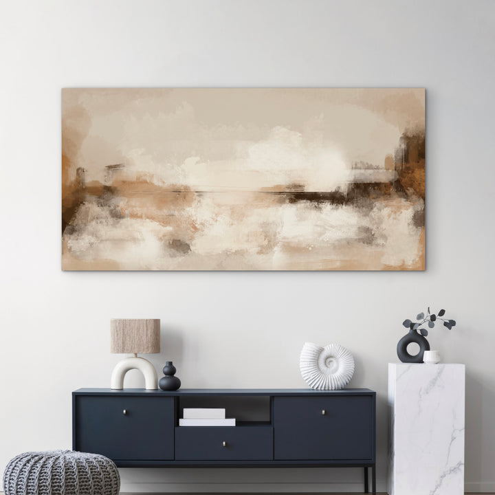 Abstract Canvas - Seville Red