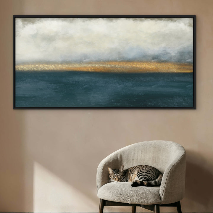 Framed Canvas - Coastal Serenity