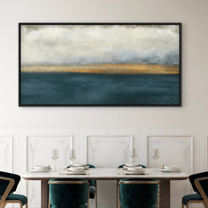 Framed Canvas - Coastal Serenity