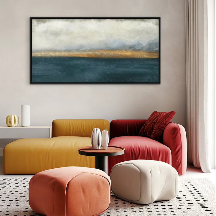 Framed Canvas - Coastal Serenity